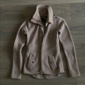 Beige Military Style Jacket
